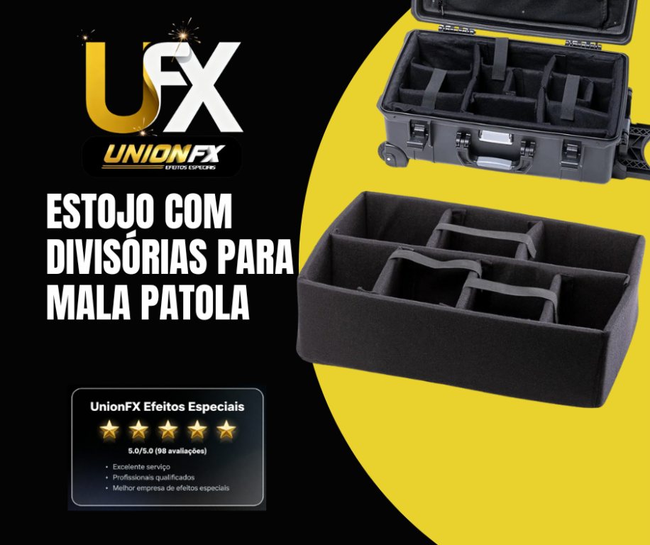 Estojo com divisórias para Mala Patola