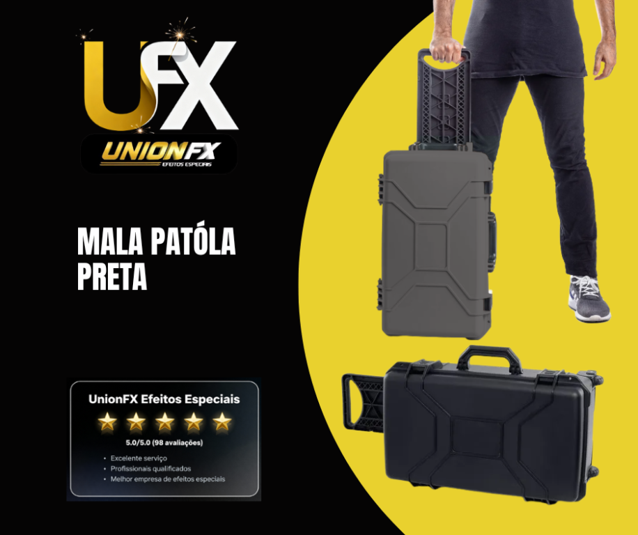 MALA DE CARRINHO MP0055 PRETA