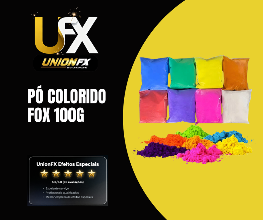 PÓ FOX AMARELO 100G