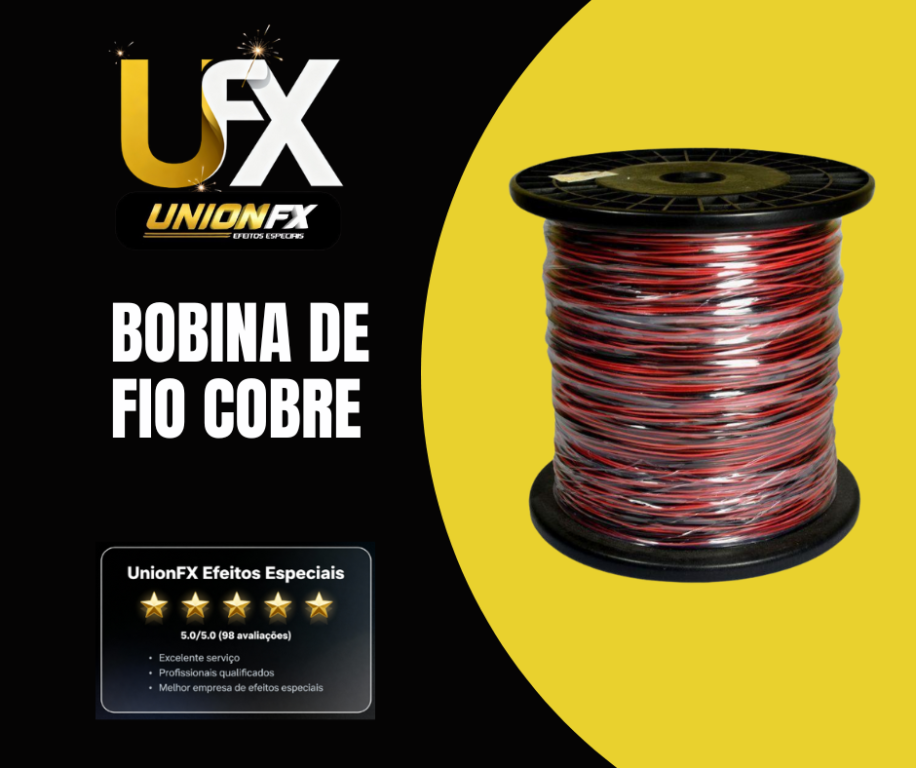 BOBINA DE FIO COBREADO 435 METROS