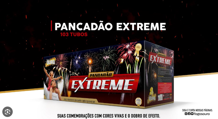 TORTA PANCADAO EXTREME 103 TUBOS