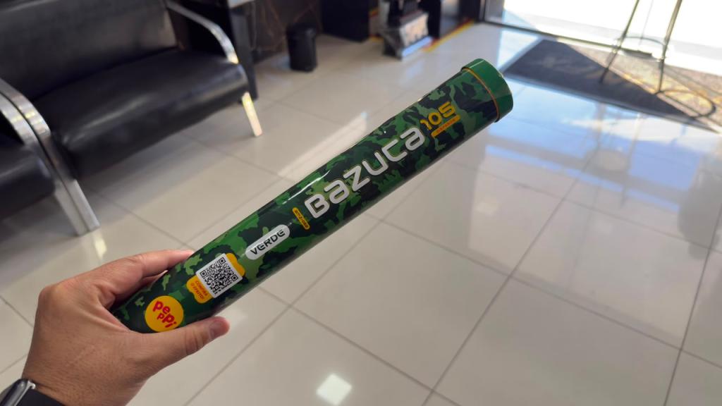BAZUCA 105 DISPAROS VERDE