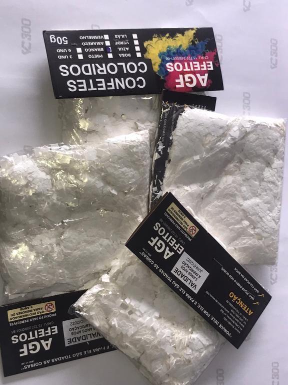 CONFETE PRATA 50G