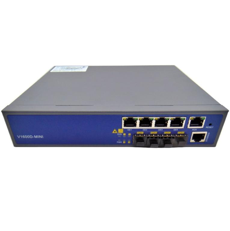 OLT EPON 4 PON V1600D-MINI 4GE SFP UPLINK 1U V-SOLUTION - ATÉ 256 ATENDIMENTOS
