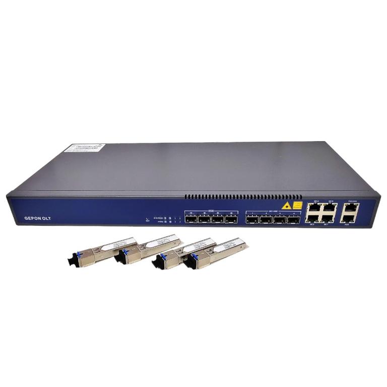 OLT EPON 4 PON V1600D4-DP 4*10GE 4*GE 4*SFP UPLINK 1*AC - ATÉ 256 ATENDIMENTOS