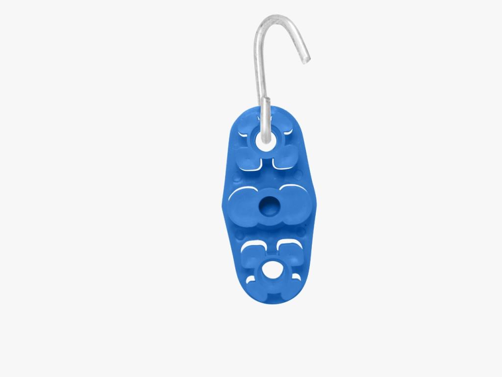 ESTICADOR FE FIGURA 8 NA COR AZUL - PACOTE COM 500 UNIDADES