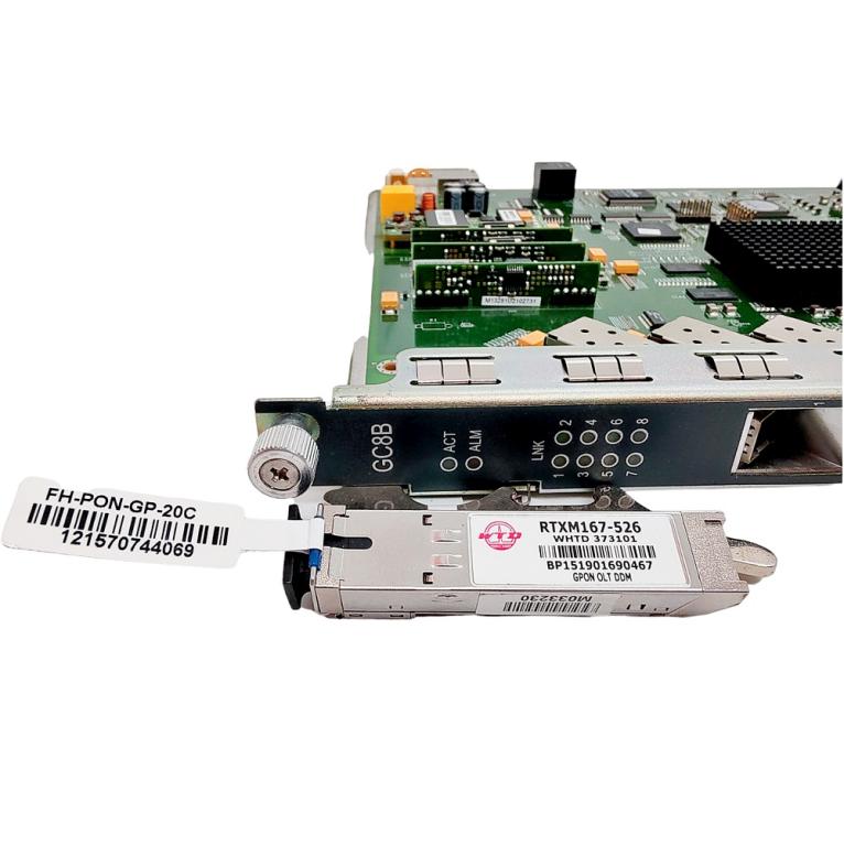 PLACA OLT 8PON GPON GC8B FIBERHOME 5516-010-OLT GC8B C++
