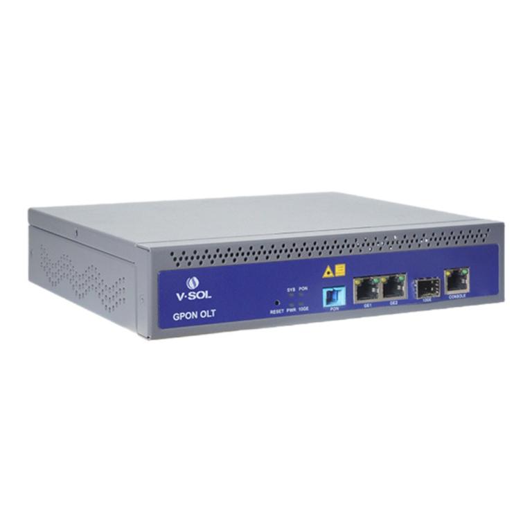 OLT 1 PON GPON  V1600GS 1*10GE 2*GE UPLINK 1U - ATÉ 128 ATENDIMENTOS