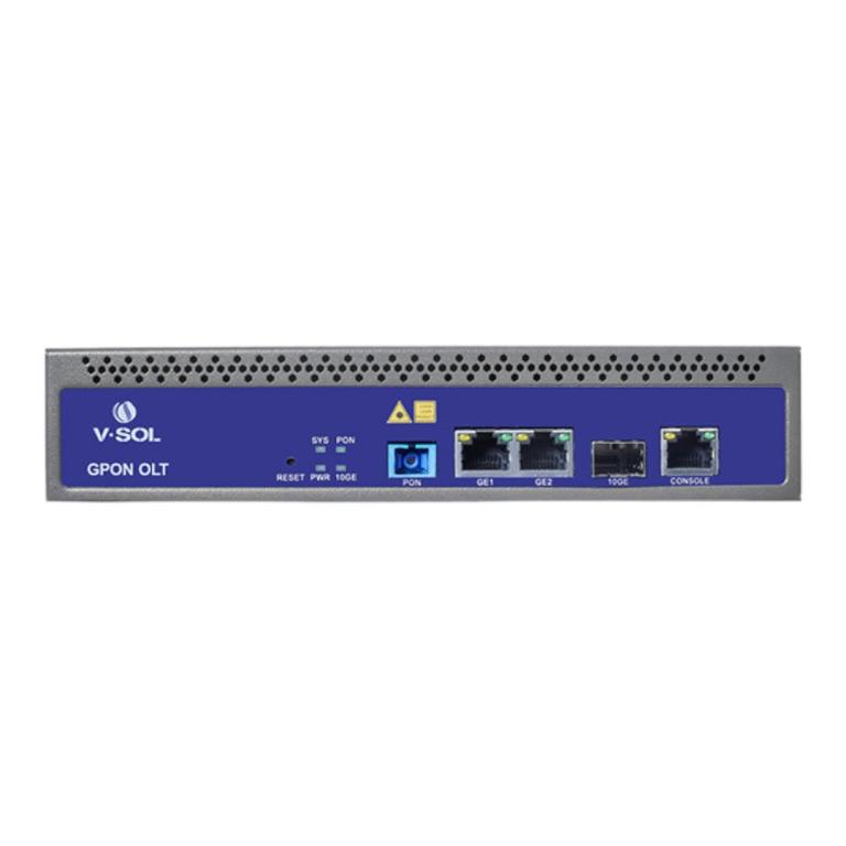OLT 1 PON GPON  V1600GS 1*10GE 2*GE UPLINK 1U - ATÉ 128 ATENDIMENTOS