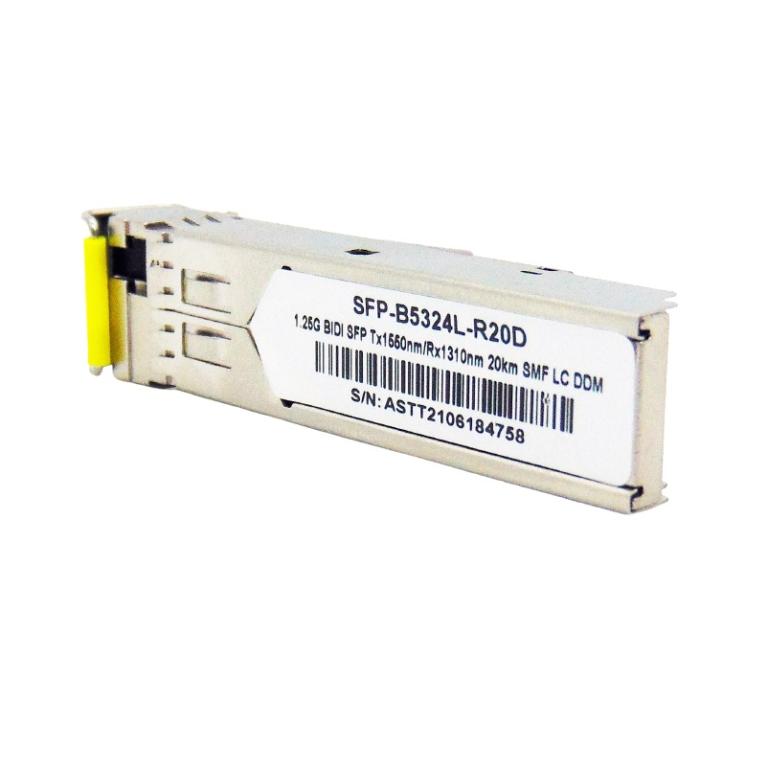 MODULO GBIC SFP 1.25G 20KM BIDI LC DDM TX1550-RX1310NM B5324L-R20D - *A*