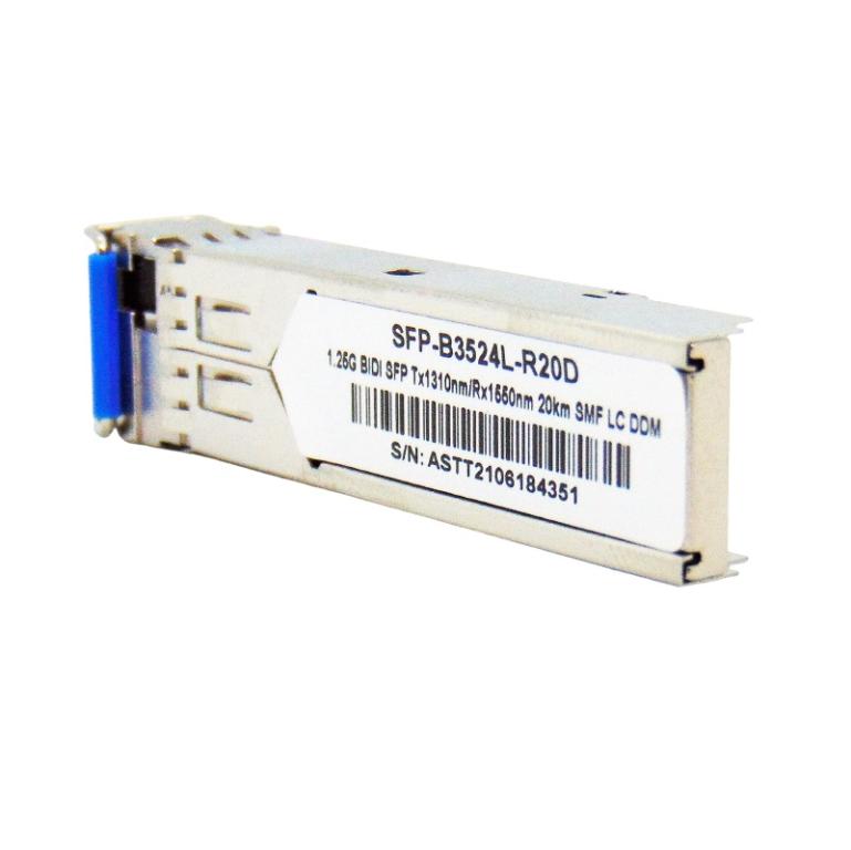 MODULO GBIC SFP 1.25G 20KM BIDI LC DDM TX1310-RX1550NM B3524L-R20D *B*