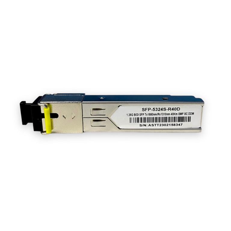 MODULO GBIC SFP 1.25G 40KM BIDI SC TX1550-RX1310NM WDM 5324S-R40D *B*
