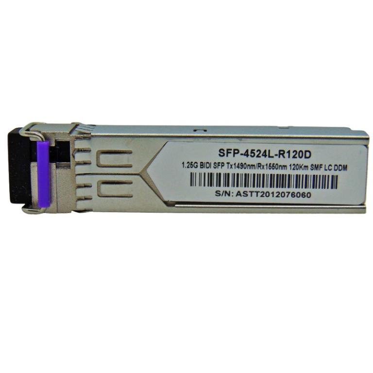 MODULO GBIC SFP 1.25G 120KM BIDI LC DDM TX1490-RX1550NM 4524L-R120D *A*