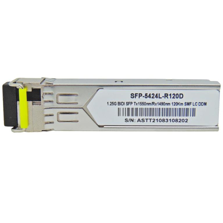 MODULO GBIC SFP 1.25G 120KM BIDI LC DDM TX1550-RX1490NM 5424L-R120D *B*