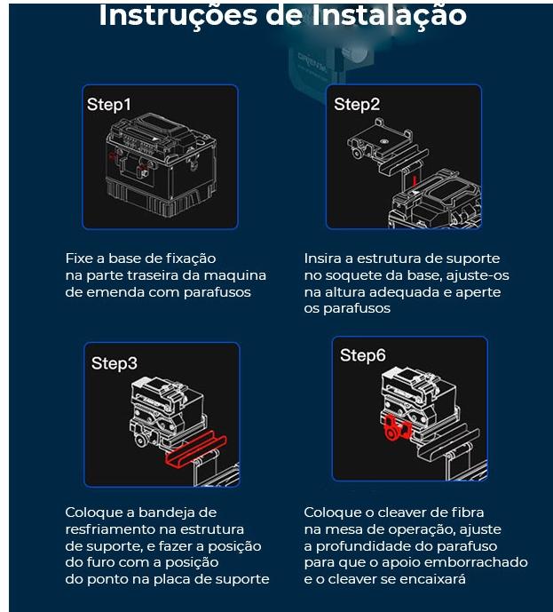 MAQUINA DE FUSÃO ORIENTEK T49 FTTX FUSION SPLICER
