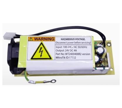 FONTE MIKROTIK 24V 4 AMP 100W 24V4APOW COMPATIVEL CCR 1016 & CCR 1036