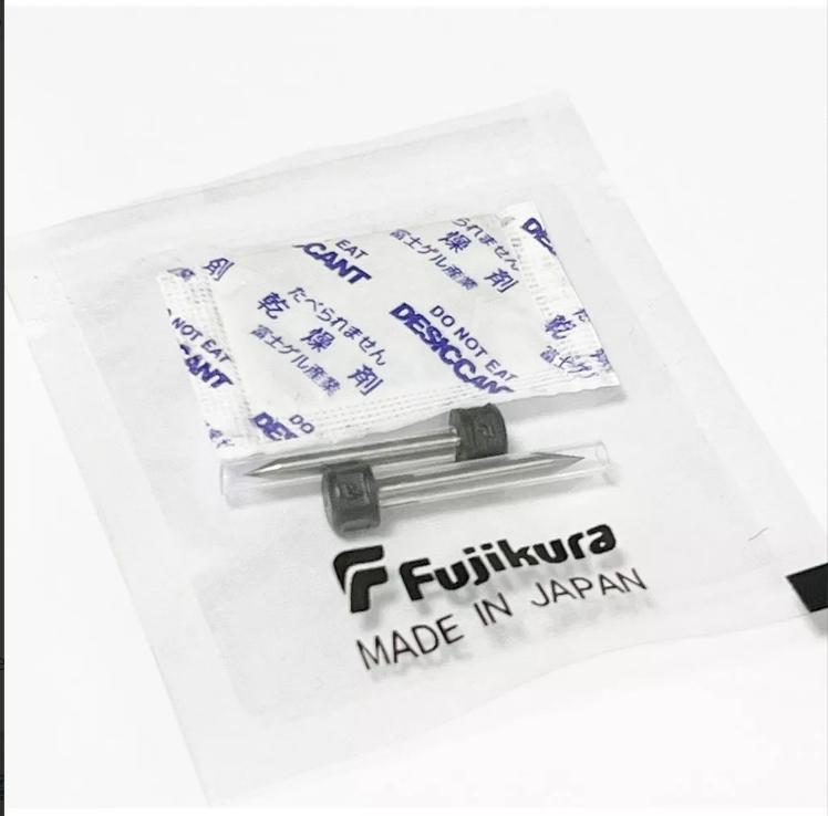 ELETRODOS GENUINOS ELCT2-20A FUJIKURA ( COMPATIVEL MAQUINA FSM 50S, 60S, 60R 60S, 70, 70S E 80S )