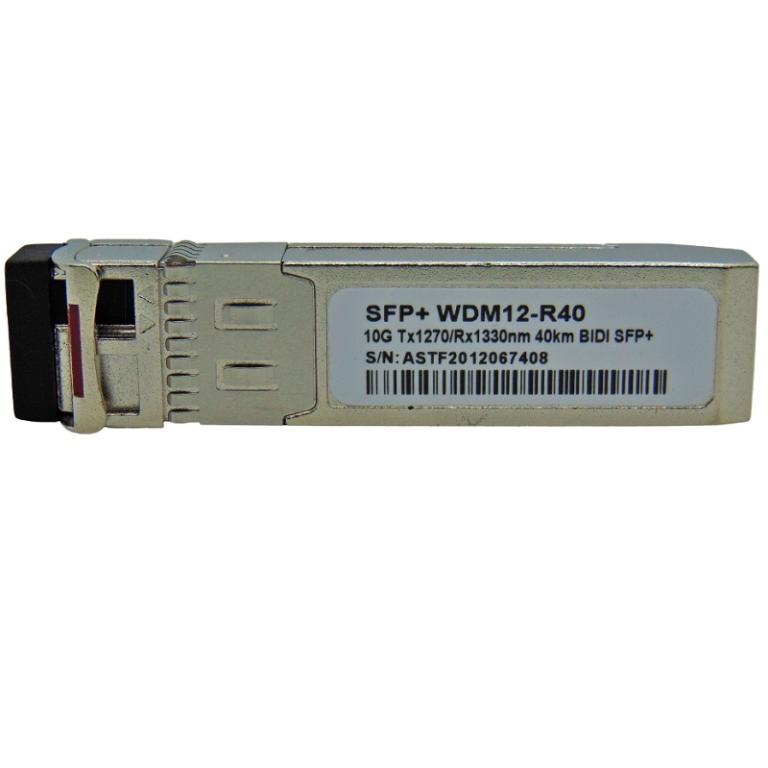 SFP+ 10G 40KM LC BIDI TX1270-RX1330NM WDM12-R40