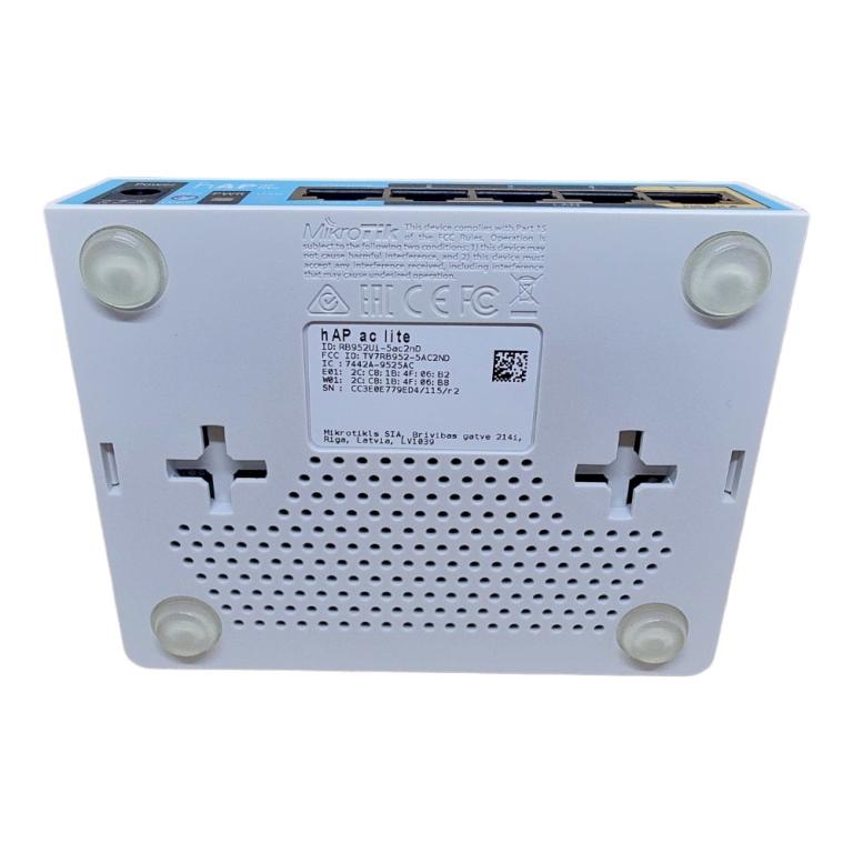 MIKROTIK HAP AC LITE RB952UI-5AC2ND 650MHZ 64MB RAM L4