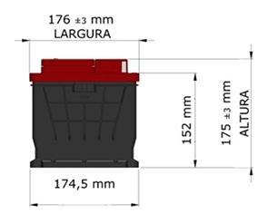 BATERIA ESTACIONARIA SECPOWER 70AH