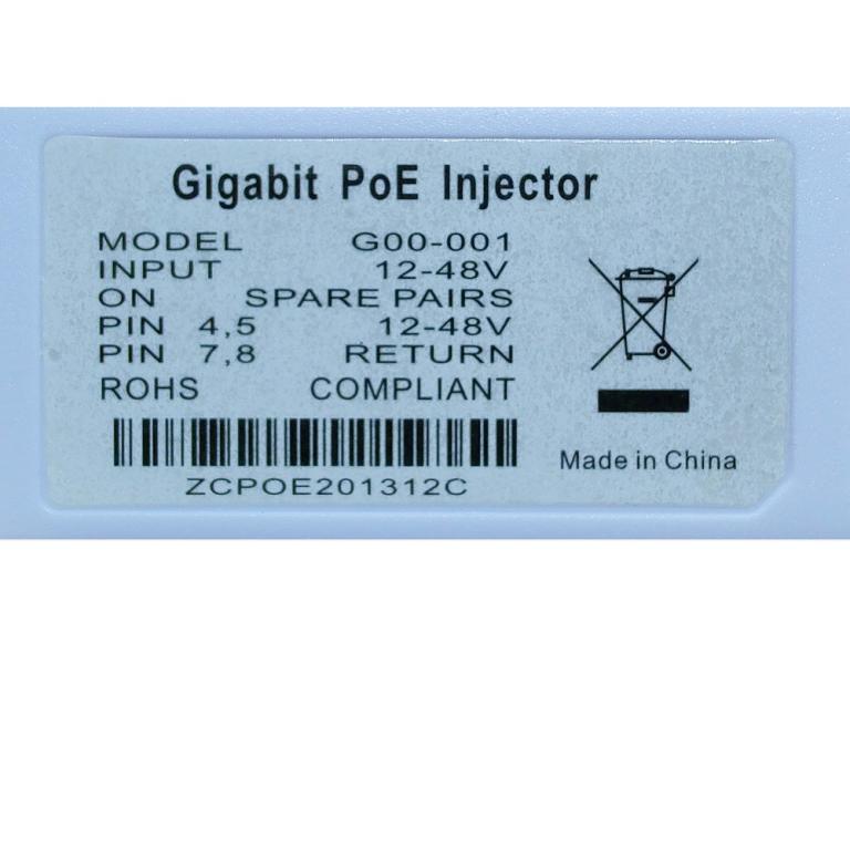 POE MIKROTIK RBGPOE GIGABIT INJECTOR OEM