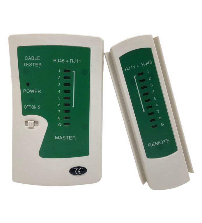 TESTADOR CABOS DE REDE E TELEFONIA RJ45-RJ11