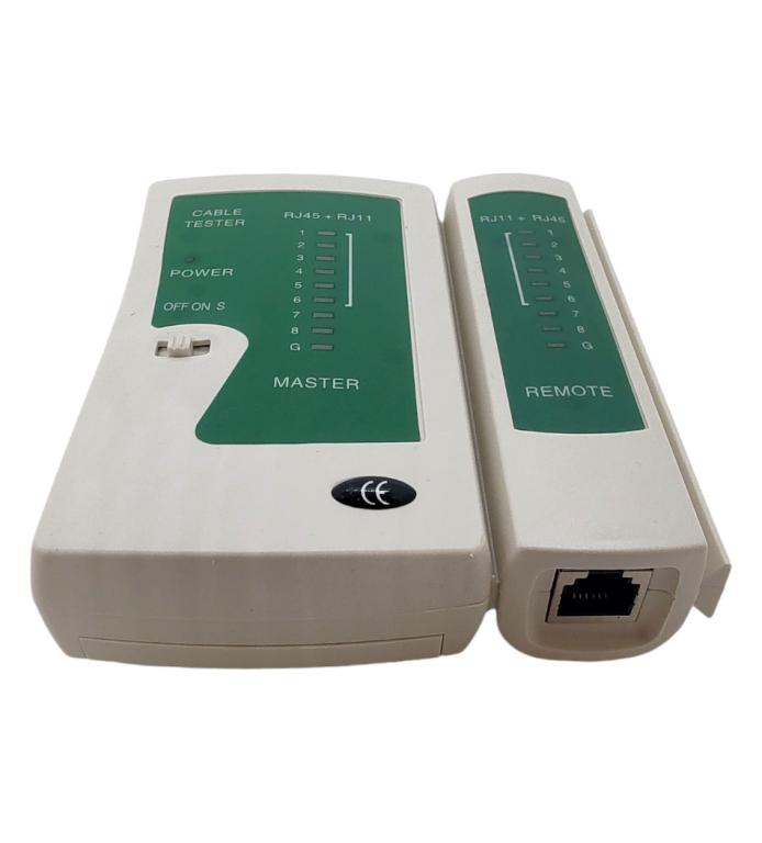 TESTADOR CABOS DE REDE E TELEFONIA RJ45-RJ11