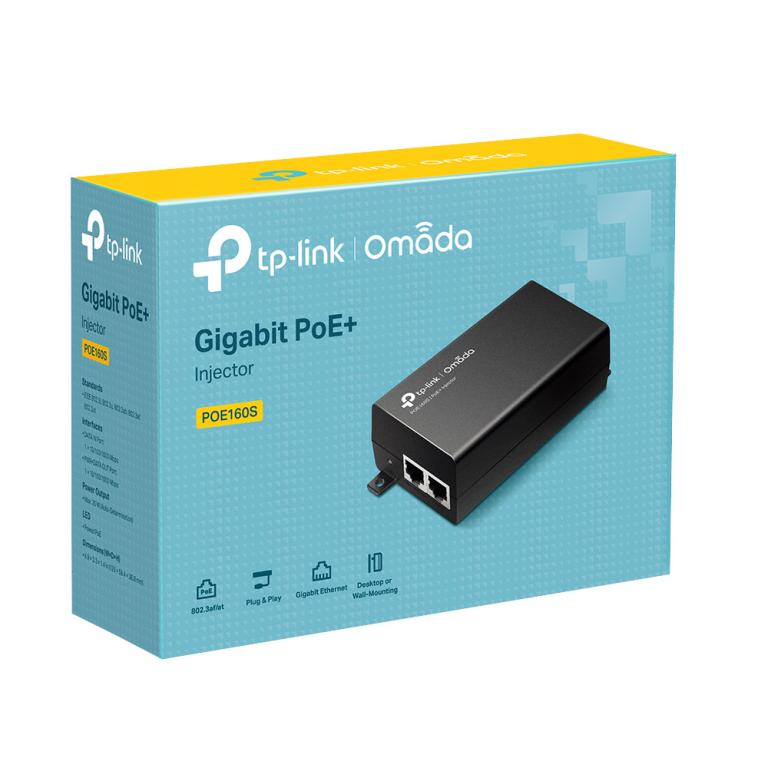 FONTE TP-LINK TL-POE160S OMADA POE+ INJECTOR GIGABIT 30W