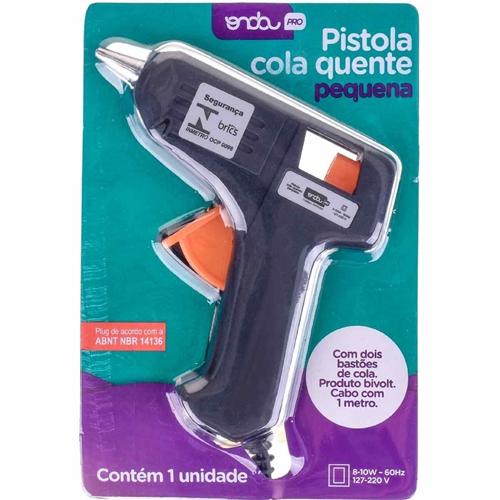 PISTOLA DE COLA QUENTE - FINA - PRETA - COD. 4414024 - ONDA