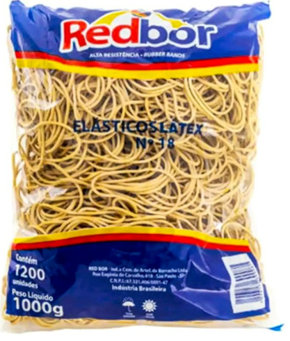 ELASTICO AMARELO 1Kg - RED BOR