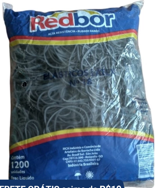 ELASTICO PRETO 1Kg ( ALIMENTOS ) - RED BOR