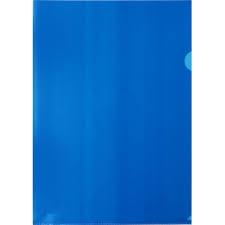 PASTA L A4 - PCT C/ 10UN  - ACP AZUL