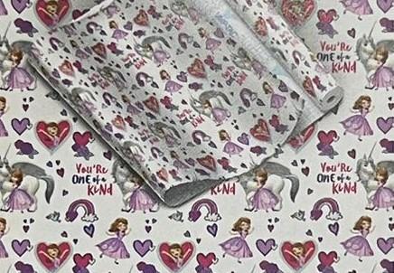 PLASTICO ADESIVO - PRINCESA SOFIA -  INFANTIL DISNEY - 10 MTS -  UN - 223.52.974- VMP