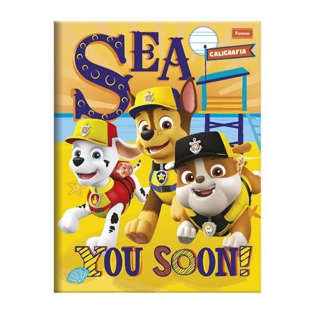 CADERNO CALIGRAFIA CD - GRANDE - 40Fls - PCT 10X1 COD 9373-8 PATRULHA CANINA - FORONI