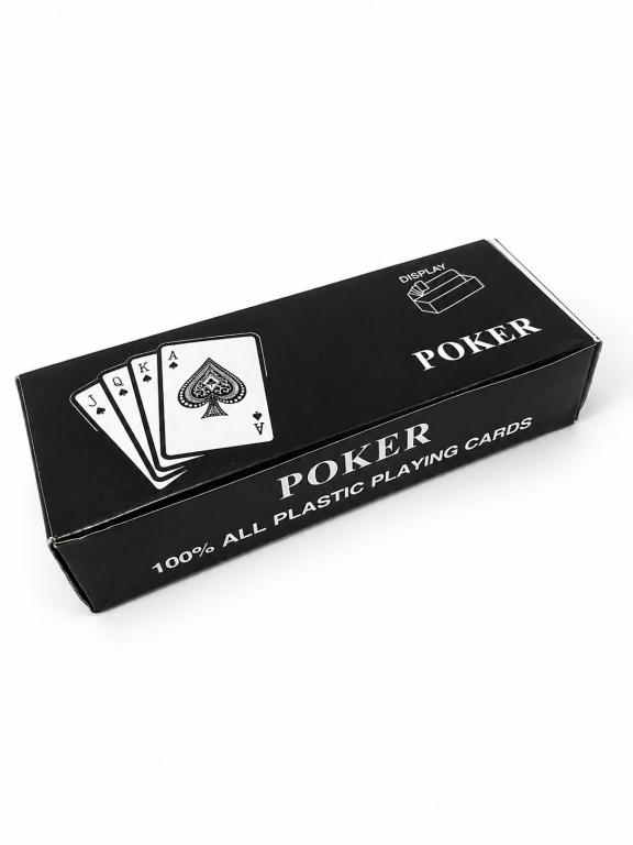 BARALHO PLASTICO DUPLO - CAIXA PAPELAO  - CX C/ 6UN - POKER