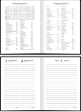 AGENDA 2026 - 12x16cm -PCT C/6 - COD. 179701 - PEPPER PERCALUX PRETA - TILIBRA