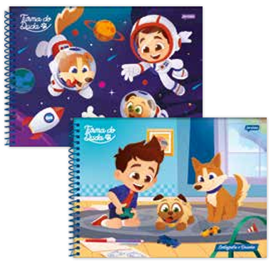 CADERNO CARTOGRAFIA CD 80Fls - PCT C/04 - COD 68917 - TURMA DUDA - JANDAIA