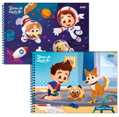 CADERNO CARTOGRAFIA  CD 80Fls - PCT C/04 - COD 68917 - TURMA DUDA - JANDAIA