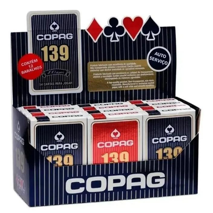 BARALHO COPAG 139 - CX C/ 12 UN - COPAG
