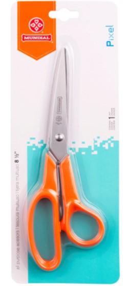 TESOURA 21 CM - MULTIUSO 160 - TIJERA MULTI 8 1/2" - LARANJA - 3560 - MUNDIAL