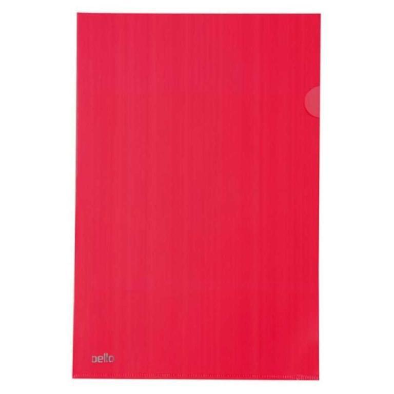 PASTA L A4 - PCT C/ 10UN  -  COD 042PP-VM - VERMELHO - DAC
