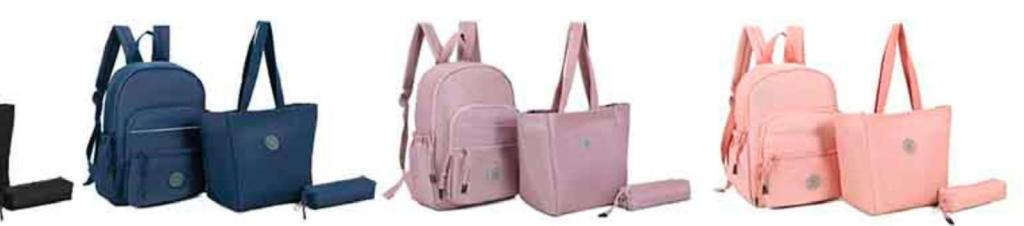 10254 - KIT MOCHILA 15'' / BOLSA / ESTOJO - PROMOCAO