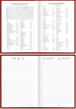 AGENDA 2026 - 14x20cm -PCT C/4 - COD. 354945 - SPICE COSTURADA CORES - TILIBRA