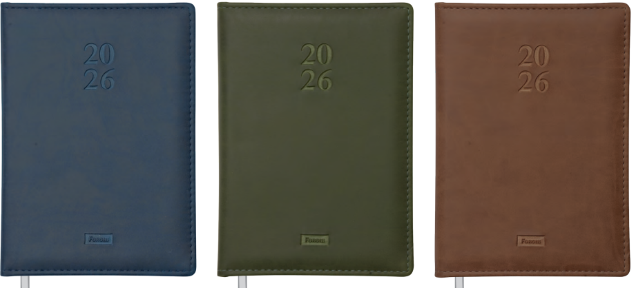 AGENDA 2026 - COURINO ESPUMADA - 13x19cm - PCT C/ 5UN - CAPRI - 7604 - FORONI