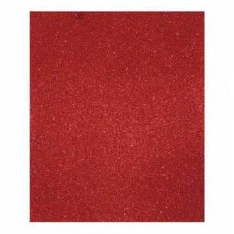 EVA GLITER - 40 X 48cm PCT C/ 10UN - VERMELHO PEROLADO - 9821 - MAKE +