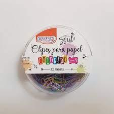 CLIPS MINI - COLORIDO Nº 5 - 200 UN - ( PARA CONVITE ) -  ( UNIDADE ) - CL0502 - BRW