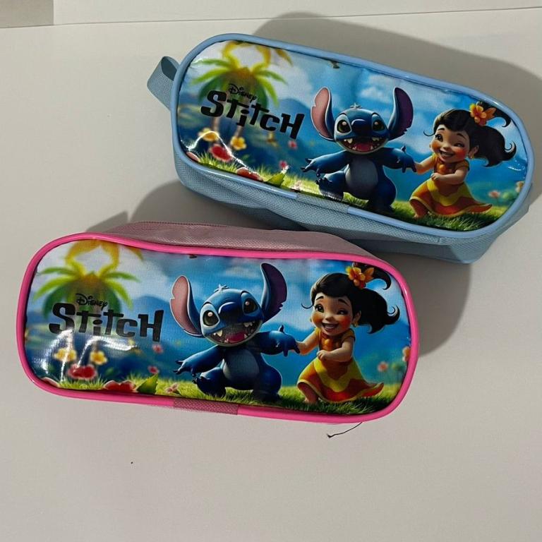 ESTOJO 1 ZIPERS GRANDE C/ VIVO - STITCH - UN - RYALCE