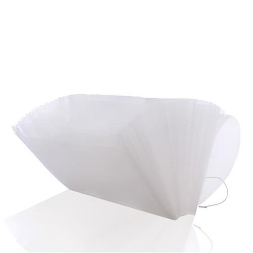 PASTA SANFONADA A4 12 DIV - CRISTAL - POLIBRAS