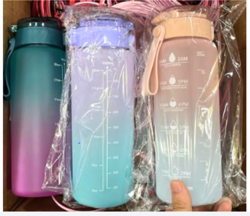 GARRAFINHA PLASTICO 1000 ML - TOP COM TRAVA - 226-022 - ROCIE