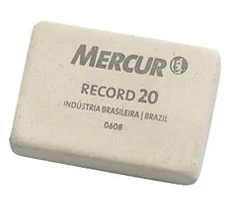 BORRACHA 20 BRANCA - CAIXA MASTER - CX C/ 168 - MERCUR